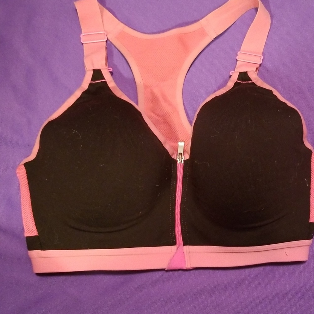 Victoria's secret x front clasp zip sports bra